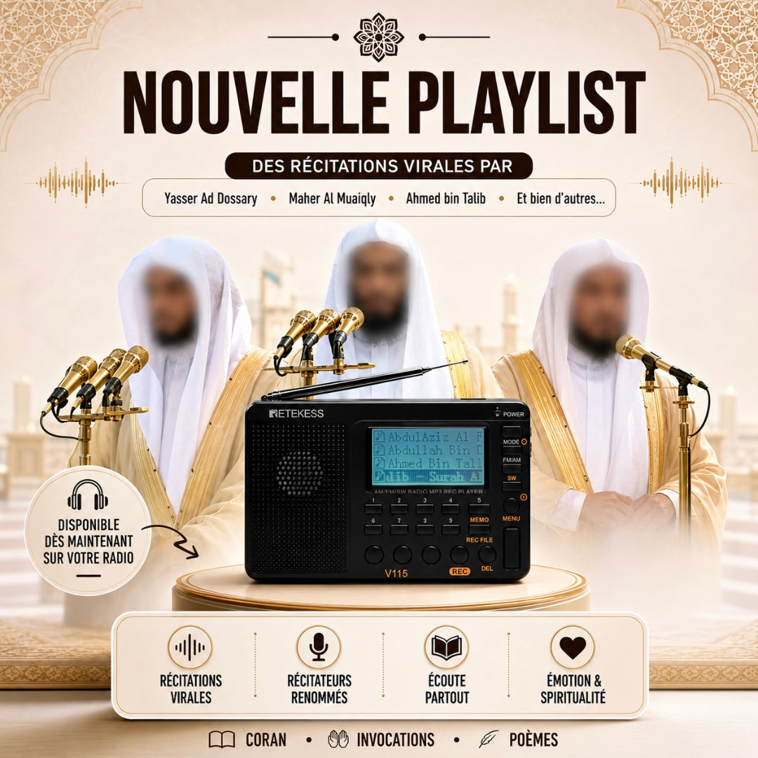 Radio Al Hidaya - Temps de traitement de la commande (+/- 1 semaine)