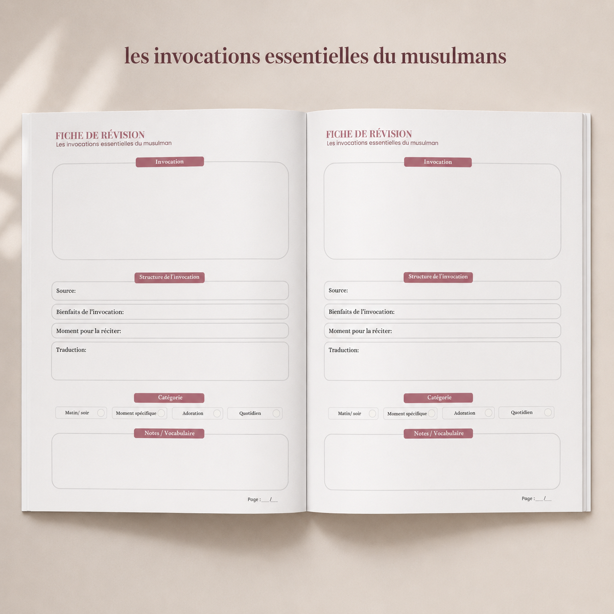 Pack fleur de foi
